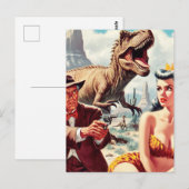 Retro Sci-Fi Pin Up Briefkaart (Voorkant / Achterkant)