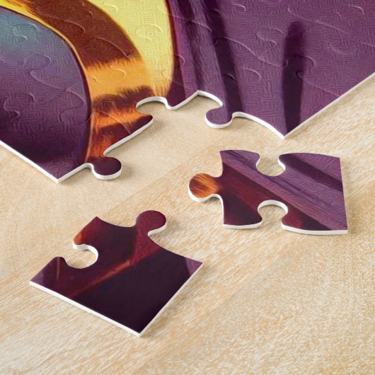 Retro Sci-Fi Woman Legpuzzel (Zijkant)