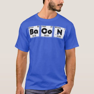 Retro Science Bacon Chemistry Chemist T-shirt