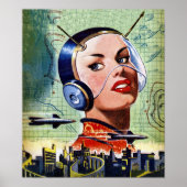 Retro Science Fiction Poster (Voorkant)