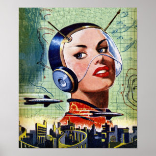 Retro Science Fiction Poster