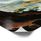 Retro Science Fiction Scene Perfect Poster (Hoek)