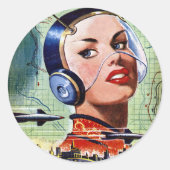 Retro Science Fiction Stickers (Voorkant)