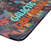 Retro Science-Fiction Strip Astronaut Grilt Pop Ar Snijplank (Hoek)