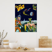 Retro Science Fiction Tribute Poster (Keuken)