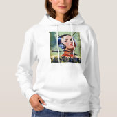 Retro Science Fiction Vrouwen Hoodie (Voorkant)