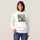 Retro Science Fiction Vrouwen Hoodie (Voorkant volledig)