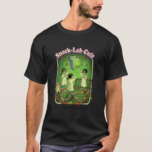 Retro Science Kids Tover Snacks T-shirt (Voorkant)