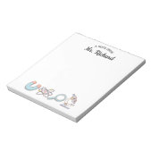 Retro Science levert wetenschapsleraar cadeau Notitieblok (Linkerzijde)