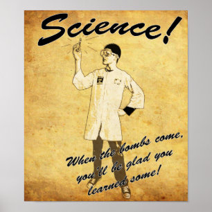Retro Science Poster 1940