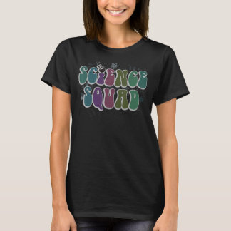Retro SCIENCE SQUAD Groovy Technology Team STEM Cr T-shirt