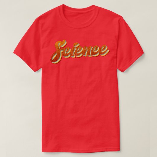 Retro Science T-shirt (Design voorkant)