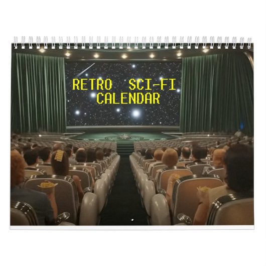 Retro Sciencefiction Kalender (Hoes)