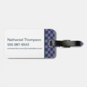 Retro Scooby "OMG" Bagagelabel (Achterkant horizontaal)