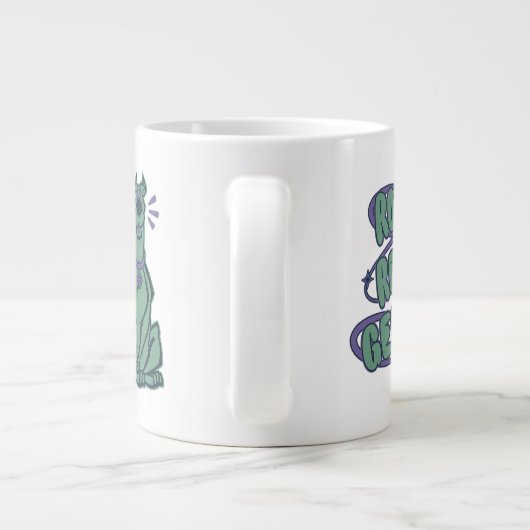 Retro Scooby "OMG" Grote Koffiekop (Achterkant)