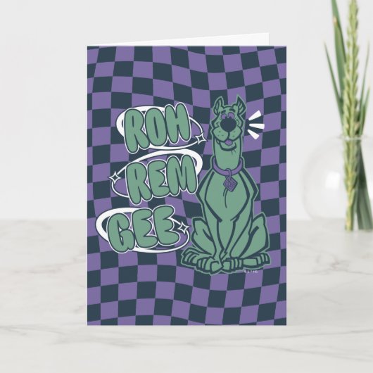 Retro Scooby "OMG" Kaart (Voorkant)