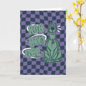 Retro Scooby "OMG" Kaart (Gele Bloem)