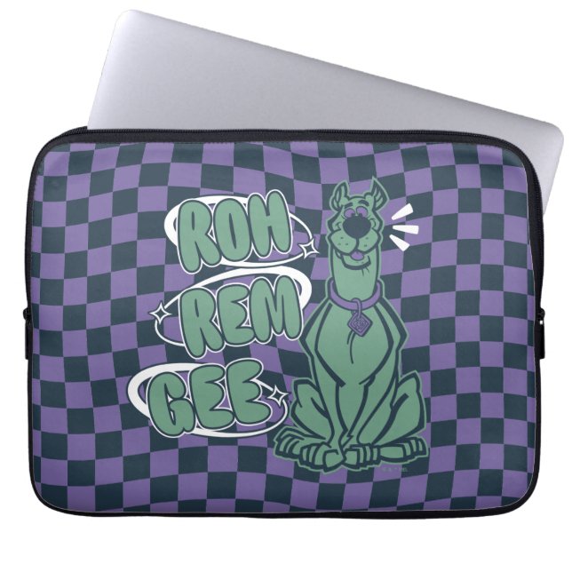 Retro Scooby "OMG" Laptop Sleeve (Voorkant)