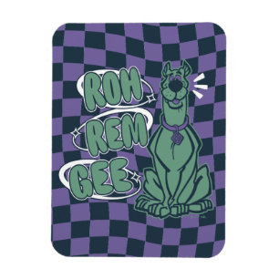 Retro Scooby "OMG" Magneet