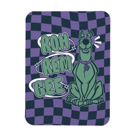 Retro Scooby "OMG" Magneet (Verticaal)