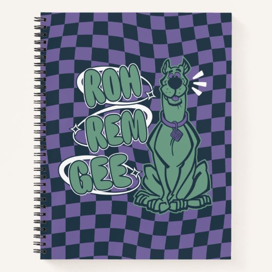 Retro Scooby "OMG" Notitieboek (Voorkant)