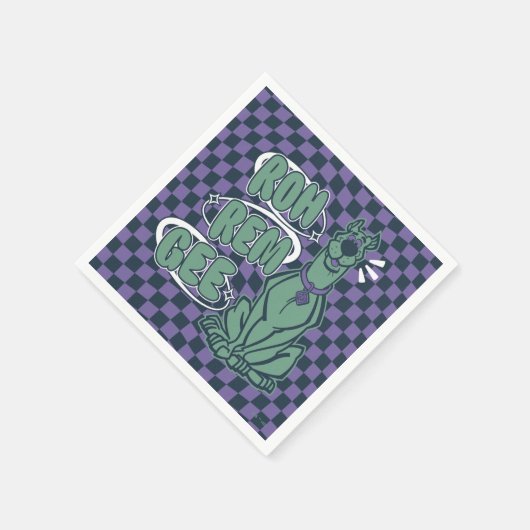 Retro Scooby "OMG" Servet (Hoek)