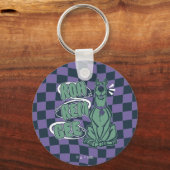 Retro Scooby "OMG" Sleutelhanger (Voorkant)