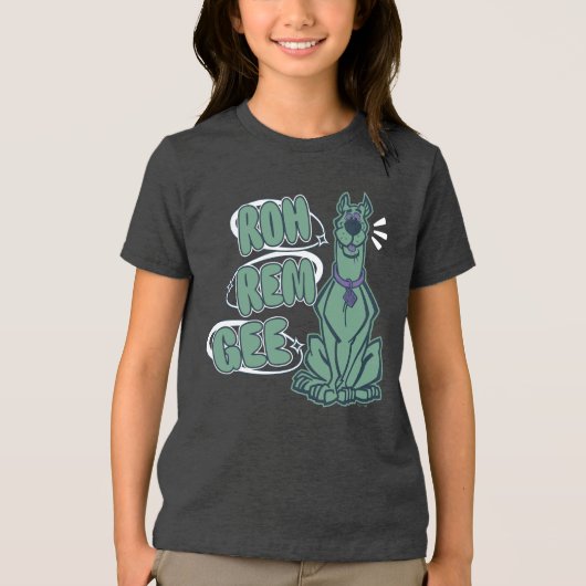 Retro Scooby "OMG" Tri-Blend Shirt (Voorkant)