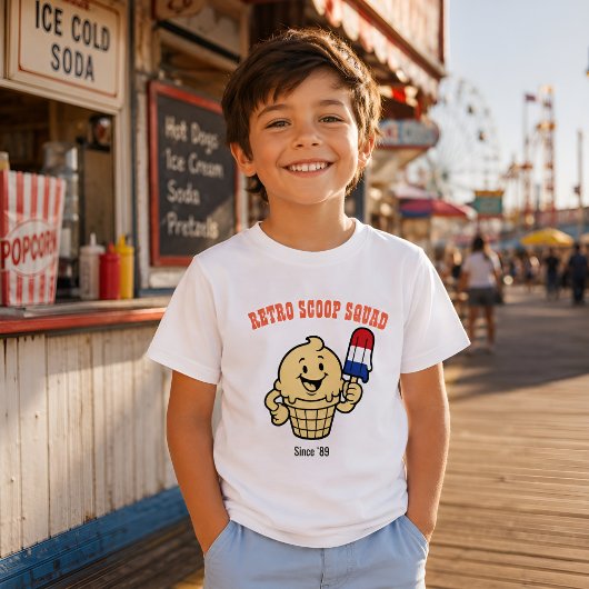 Retro Scoop Squad Kinder T-Shirts