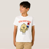 Retro Scoop Squad Kinder T-Shirts (Voorkant volledig)