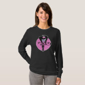 retro scooter biker chic t-shirt (Voorkant volledig)