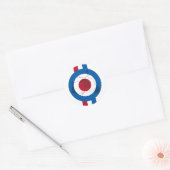Retro Scooter Mod Sticker (Envelop)