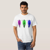 Retro Scooter Pop art versie T-shirt (Voorkant volledig)