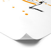 Retro Scooter - Stuntscooter - Kick Stunt Scooter Poster (Hoek)