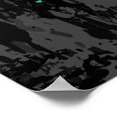 Retro Scooter - Stuntscooter - Kick Stunt Scooter Poster (Hoek)