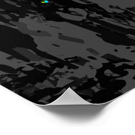 Retro Scooter - Stuntscooter - Kick Stunt Scooter Poster (Hoek)