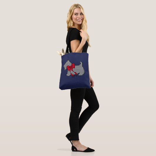Retro Scottish Terrier Bag Tote Bag (Op model)