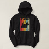Retro Scottish Terrier Dog for Men Women Kinder Sc Hoodie (Design voorkant)