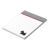 Retro Scottish Terrier Kantoor School Notitieblok  (Linkerzijde)