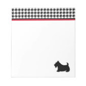 Retro Scottish Terrier Kantoor School Notitieblok (Voorkant)