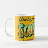 Retro Scottsdale AR Postcard Mug Koffiemok (Links)