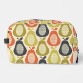 Retro Scribble Pears Patroon Toilettasje (Voorkant)