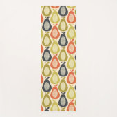 Retro Scribble Pears Patroon Yogamat (Voorkant)
