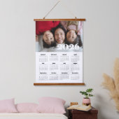 retro script 2025 fotokalender hangend wandkleed (Slaapkamer)