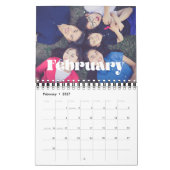  retro script 2026 familiefoto kalender (Feb 2027)
