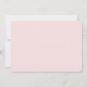 Retro Script Blush Pink Surprise Retirement Party Kaart (Achterkant)