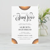 Retro Script Boho Regenboog Niets Gewoons Alleen L Kaart (Staand voorkant)