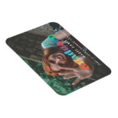 retro script Foto afstuderen Magneet (Rechterzijde)