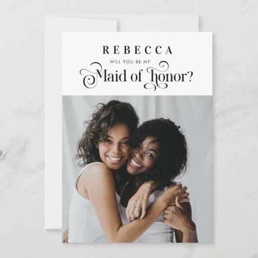 Retro Script-foto  gemaakt van het Hondenvoorstel Aankondiging (Voorkant)