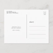 Retro  script Happy Hanukkah foto Briefkaart (Achterkant)